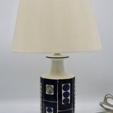 Table ceramic Inge Lise Koefoed, Denmark 1960's lamp