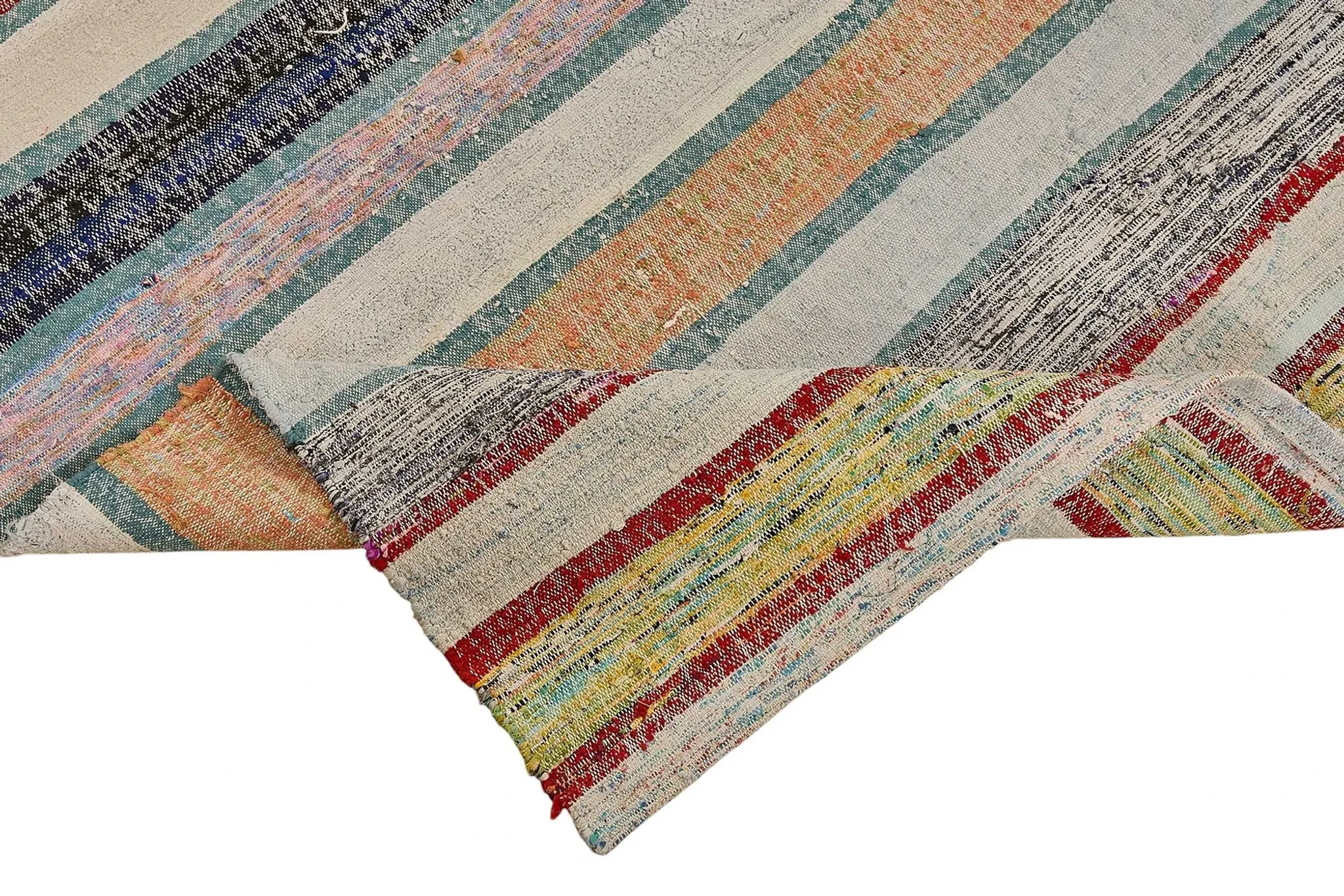 Turkish Handwoven Flatweave Chaput Kilim 180 cm x 247 cm