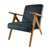 Oil blue KOMPAS chair