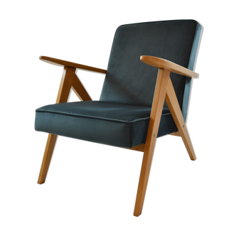 Oil blue KOMPAS chair