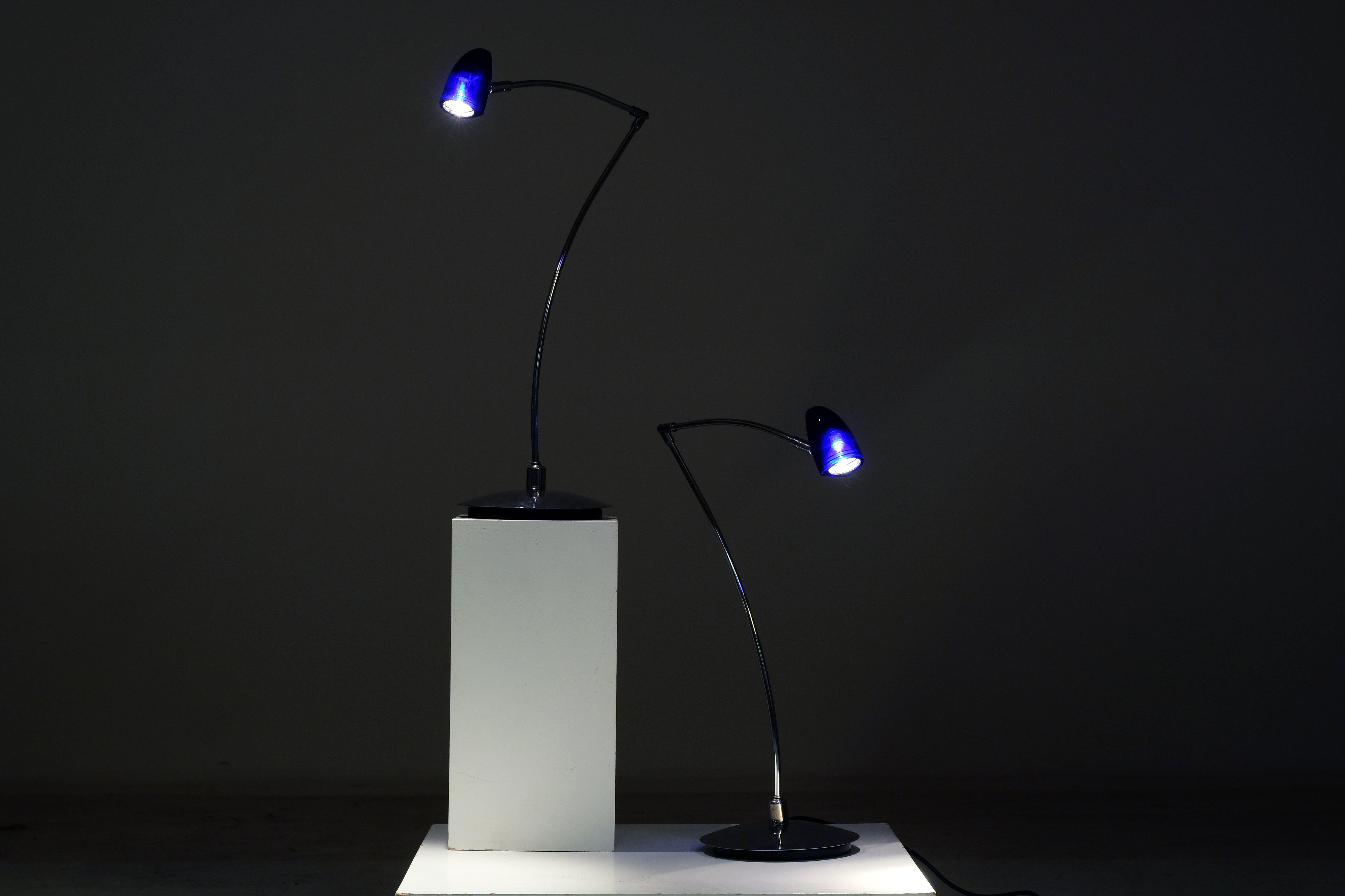 Pair of Harco Loor Design lamps 1980