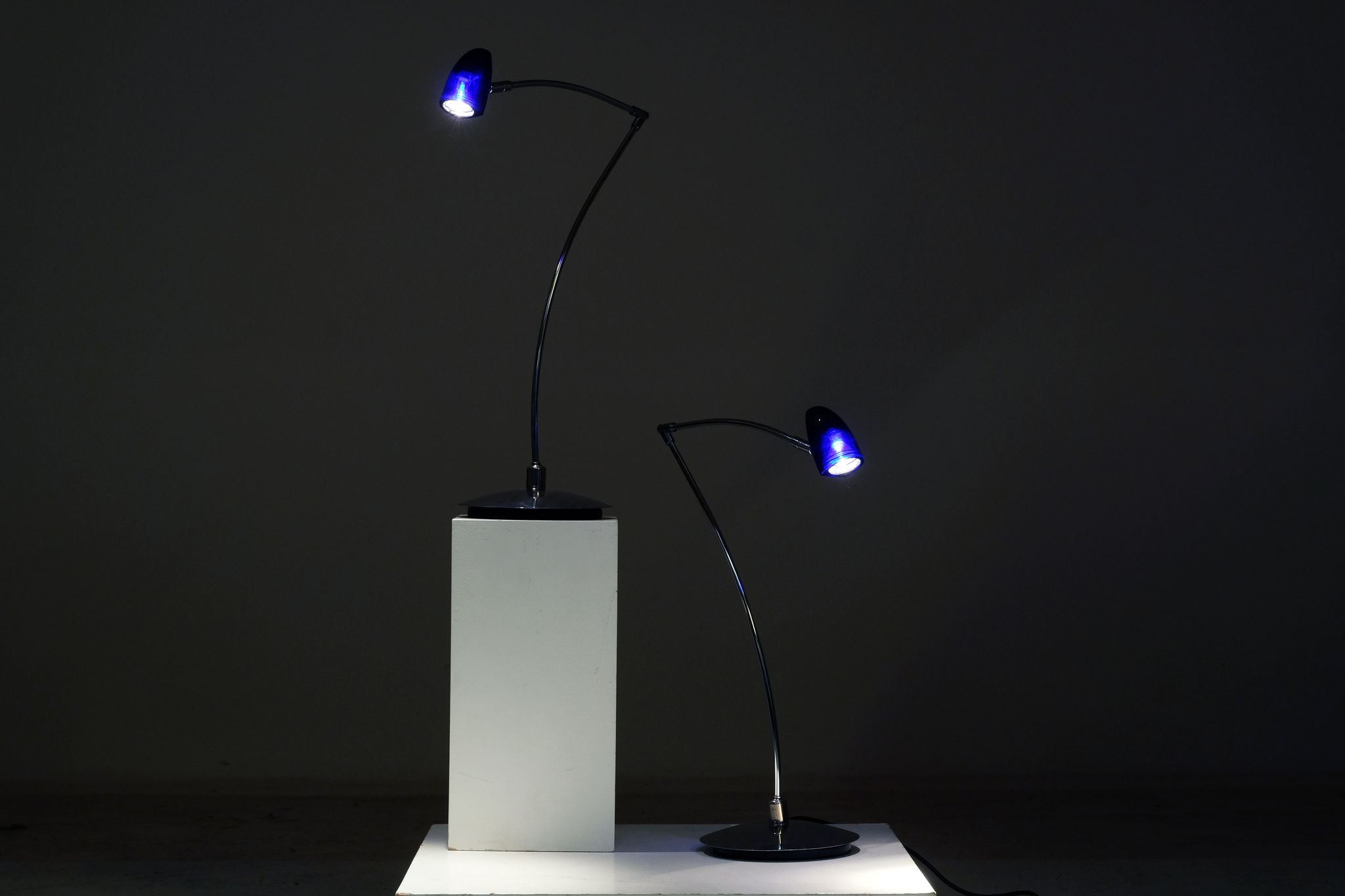 Paire de lampes Harco Loor Design 1980