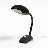 Small 1950s table lamp with metal gooseneck from Gebrüder Cosack Germany