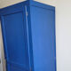Vintage blue boarding wardrobe