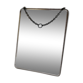 Miroir de barbier biseauté à suspendre