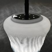 Murano Targetti Sankey glass pendant light from the 70s