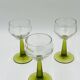 Lot de 3 verres à vin Roemer lisses