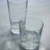 Set of 6 tall crystal glasses JG DURAND