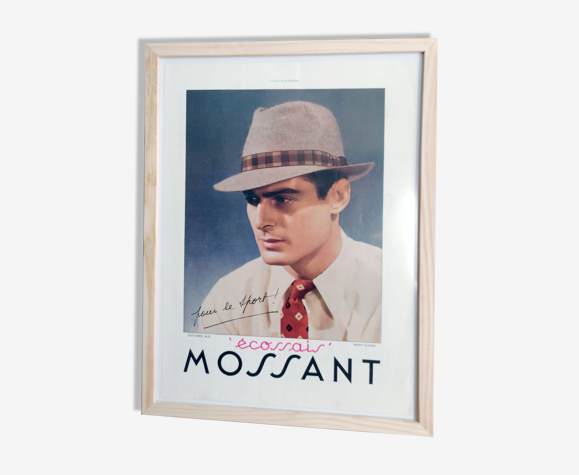 Affiche vintage années 30 -Imprimé publicitaire