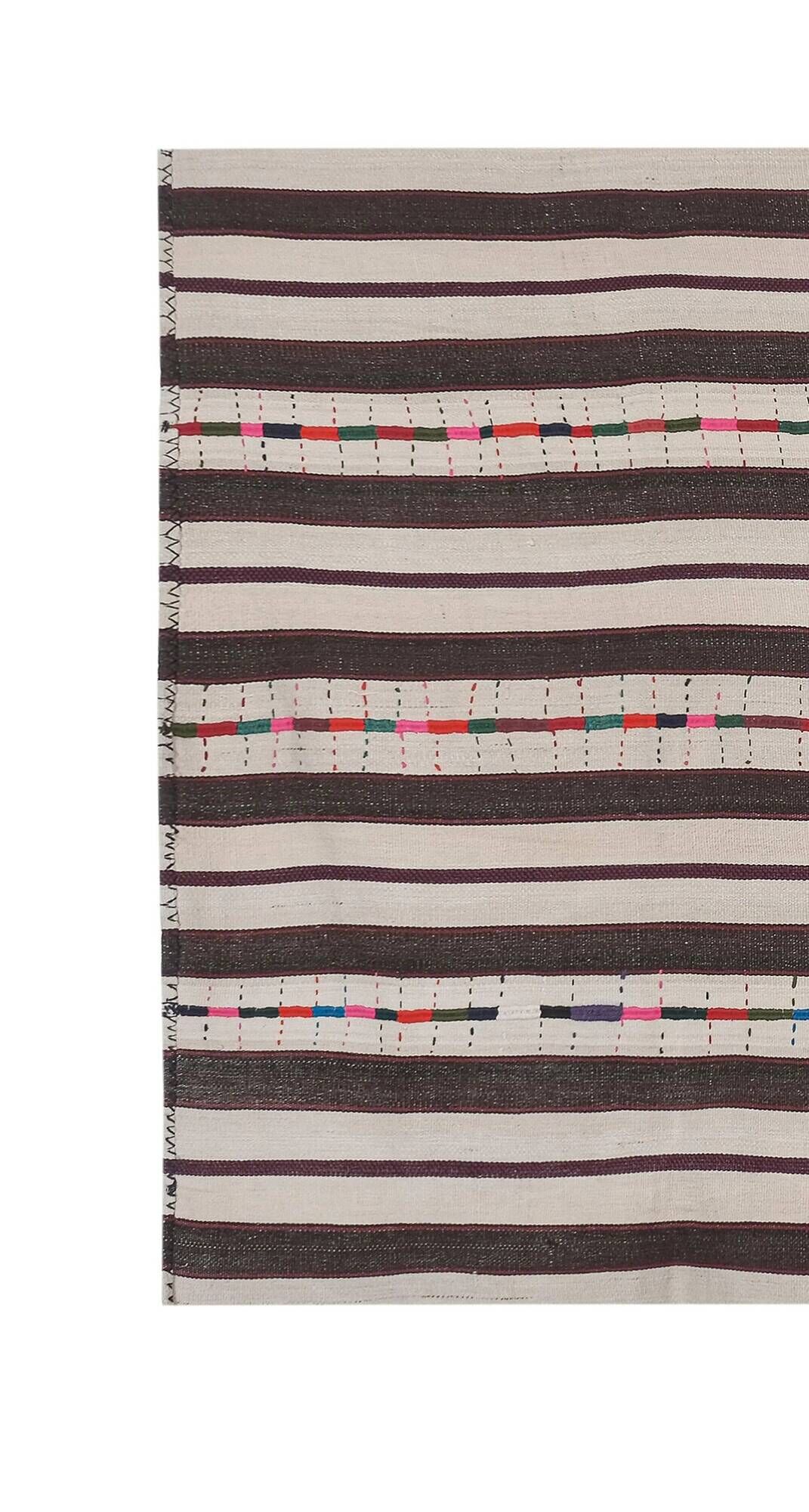 Vintage Turkish kilim, handwoven, 180x340 cm.