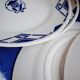 Set of 15 plates 21cm luneville model bastia