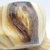 Tasse et soucoupe effet bois