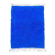 Tapis berbère Beni Ouarain bleu majorelle 1,6x1,10m