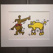 Illustration de Keith Haring - Série 'Animals' - 9/12