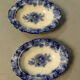 Pair Of Vegetable Growers Alfred Meakin England Royal Semi Porcelain