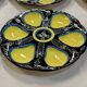 Oyster service in Quimper pottery from the 1950s.