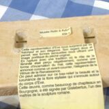 Sculpted stone wall decoration, medieval motif: Eve in the Garden of Eden