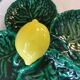 Vintage Vallauris “lemon” Barbotine dish