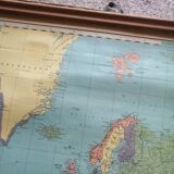 Old world map planisphere Royal Interocean Lines