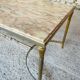 Vintage marble and brass coffee table circa 60's