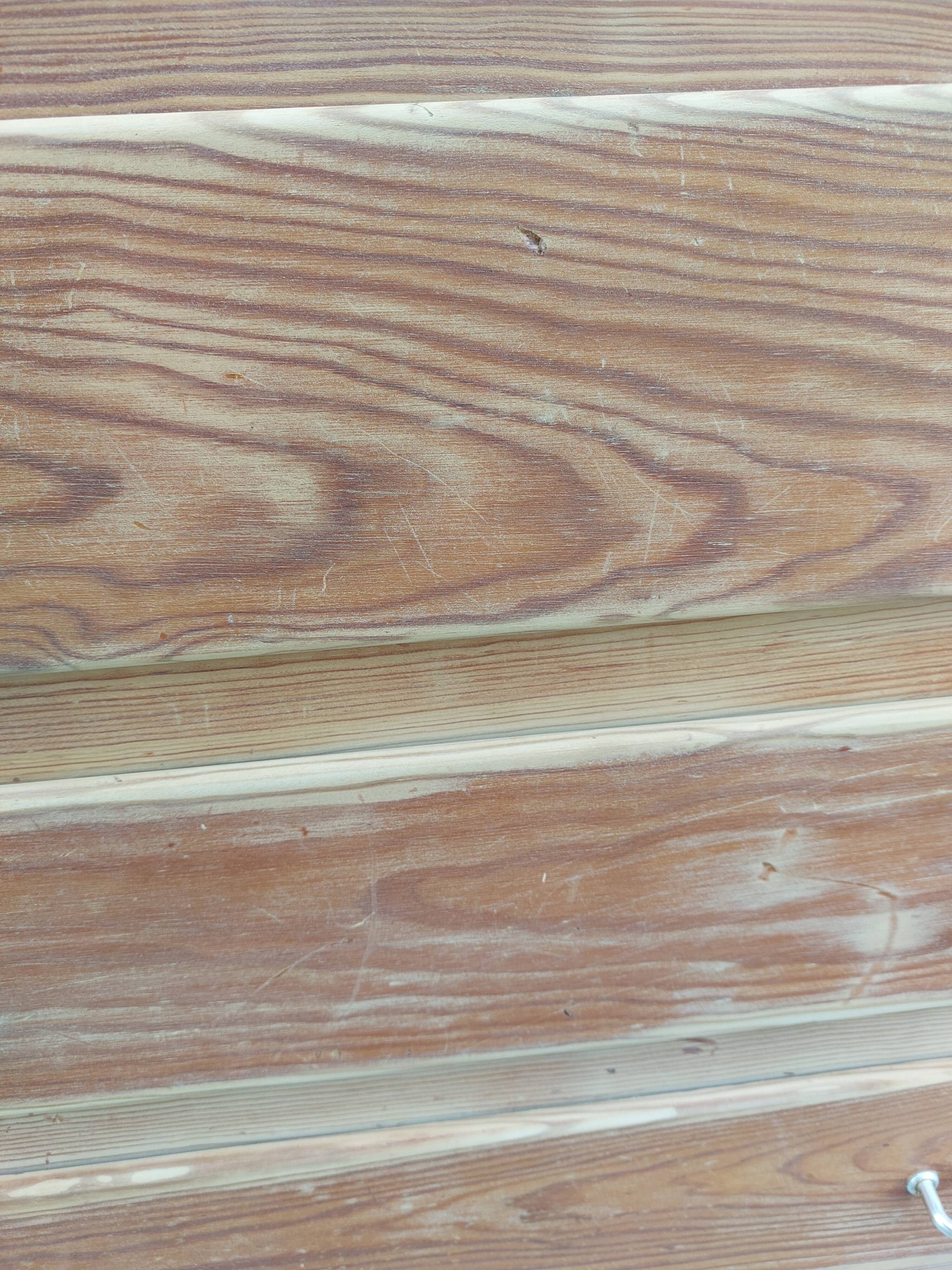 Sanded chest of drawers