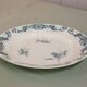 Large round dish, Creil and Montereau, Centaurea service, iron earth, late 19th century