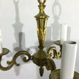 3 light bronze chandelier
