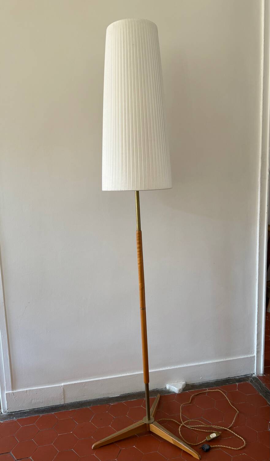 Lampadaire milieu de siècle scandinave