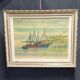 Tableau ancien Marine