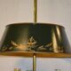 Lustre bouillotte en fer et laiton