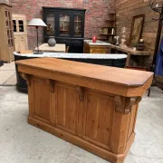 Pine counter from the early 20th century.