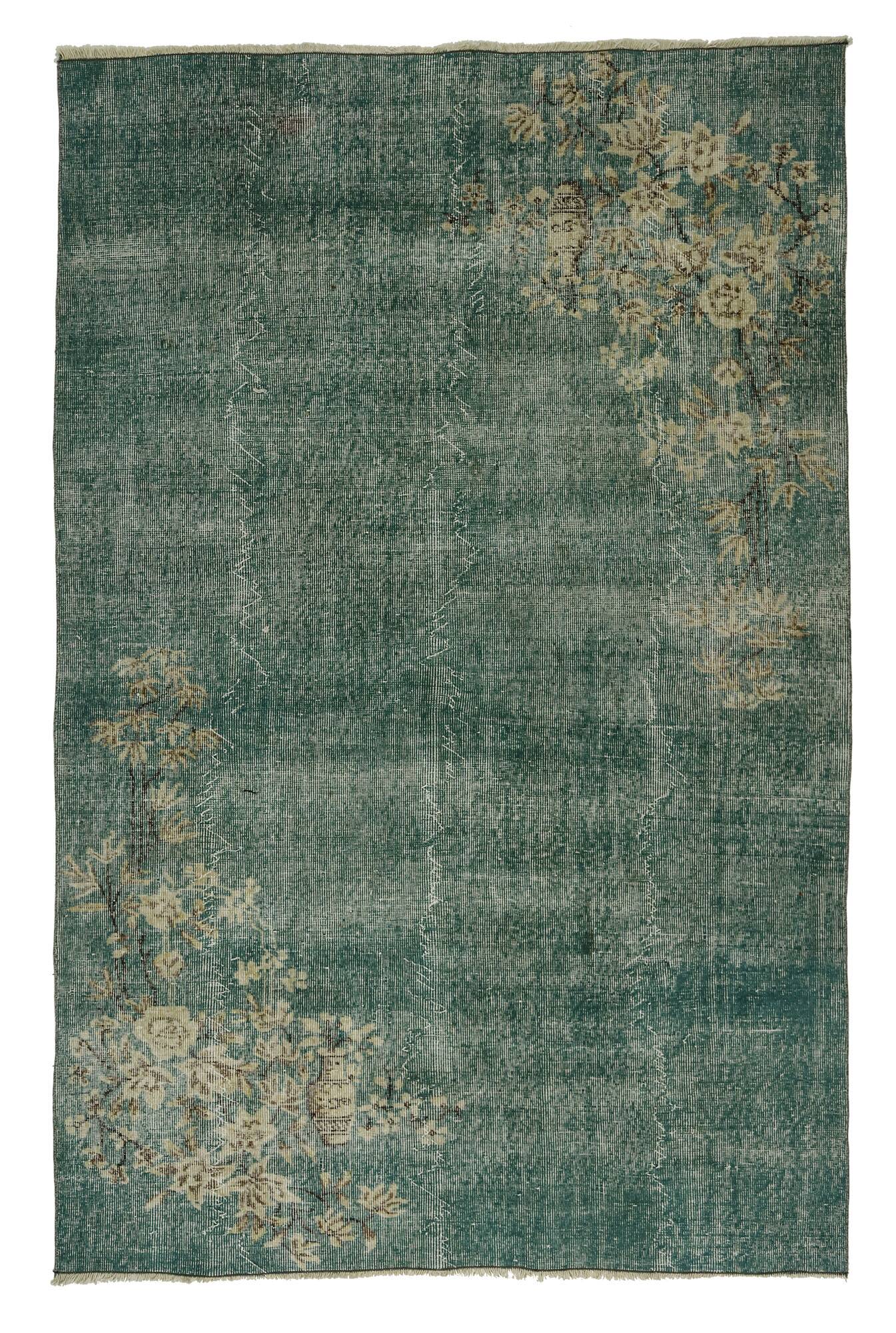 Turkish Anatolian Handmade Vintage Area Rug 250 cm x 161 cm