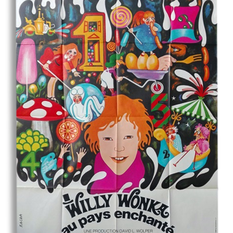 Original movie Willie Wonka 1971 Mel Stuart vintage poster