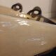 Set of 3 Terzani glass wall lights
