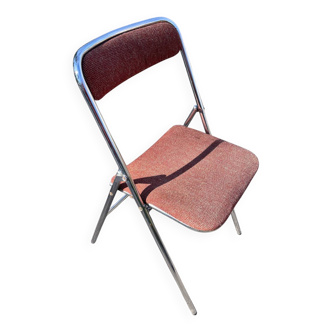 Chaise pliante 1970 inox Souvignet