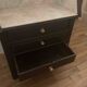 Commode de toilette de type "chemin de fer"
