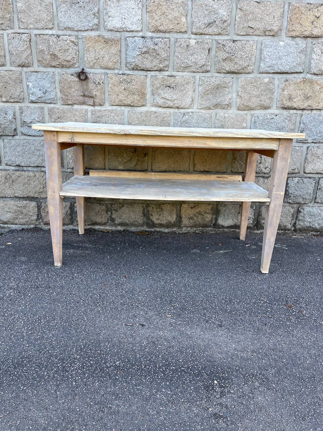 Large French Industrial Draper's Table