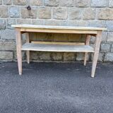 Large French Industrial Draper's Table