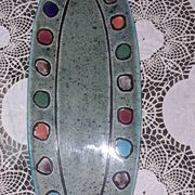 Plat décoratif en céramique. Adolf Burkart