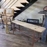 Banc ancien bois