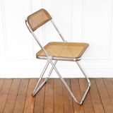 Folding chair - Plia - Castelli - Canework seat redone