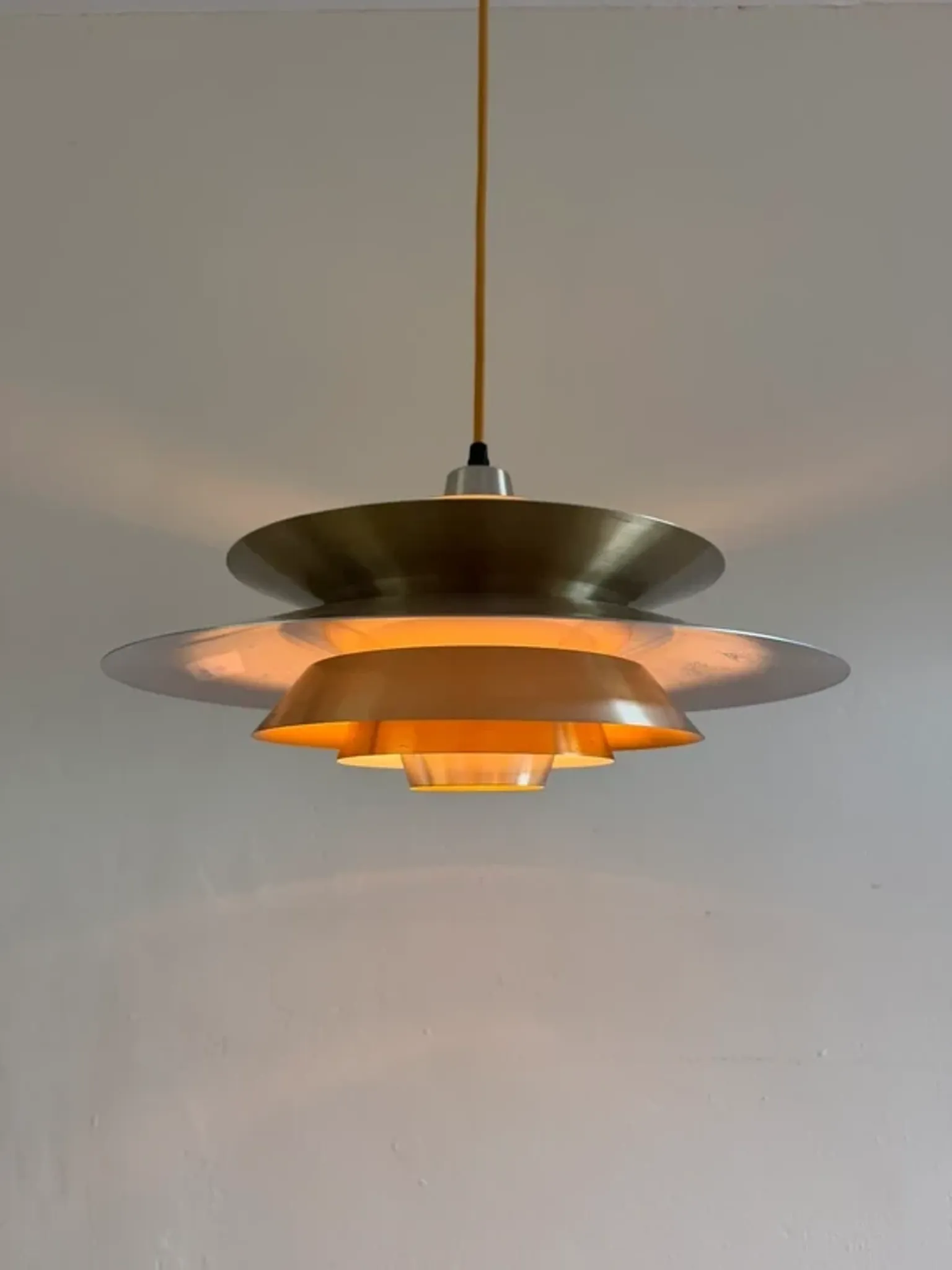 Vintage Lyskaer pendant - Bent Nordsted - Danish multilayered lamp