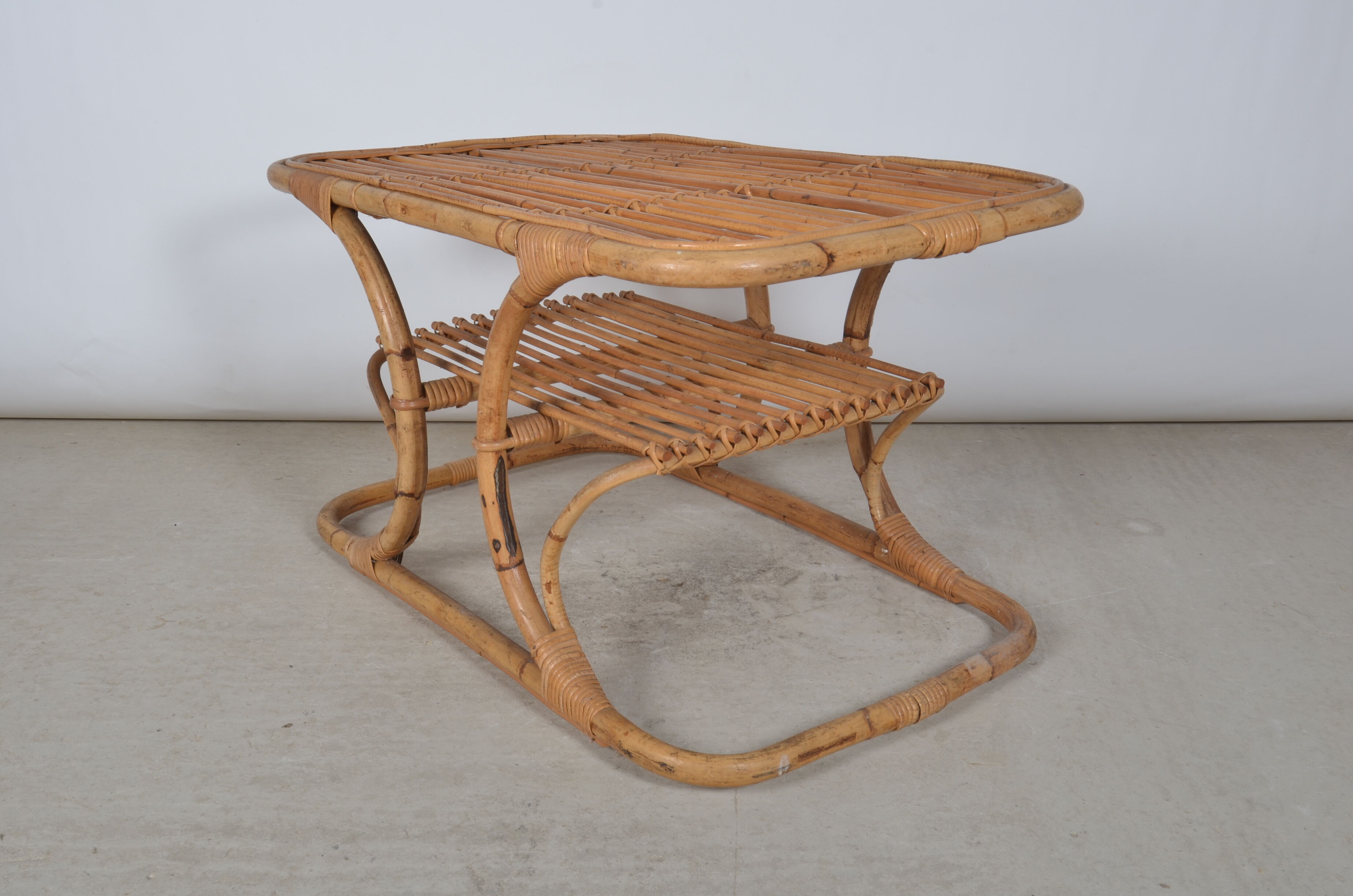 Rattan coffee table