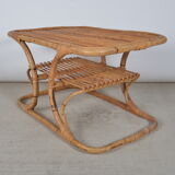 Rattan coffee table