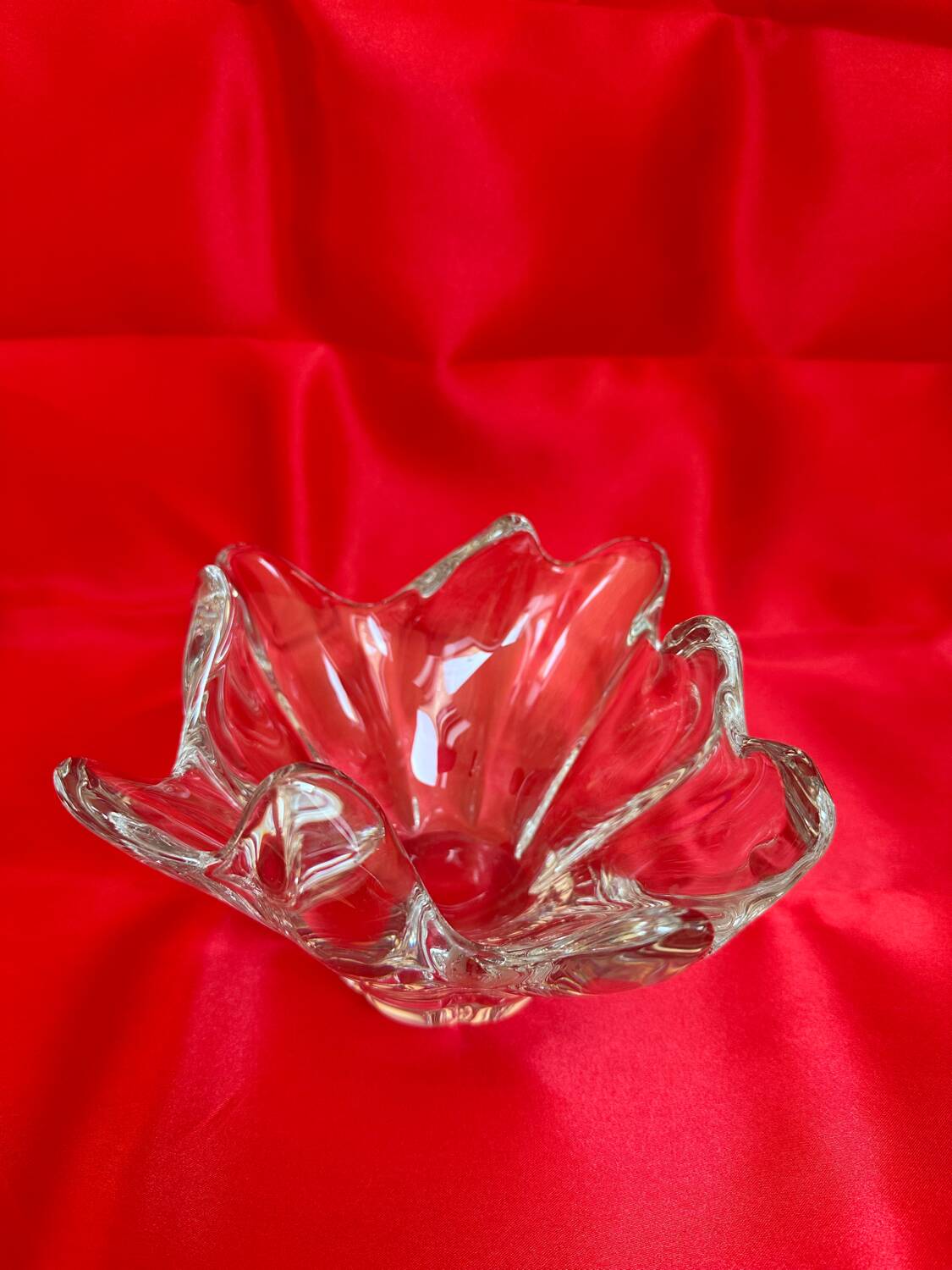 DAUM pocket emptier - Antique crystal