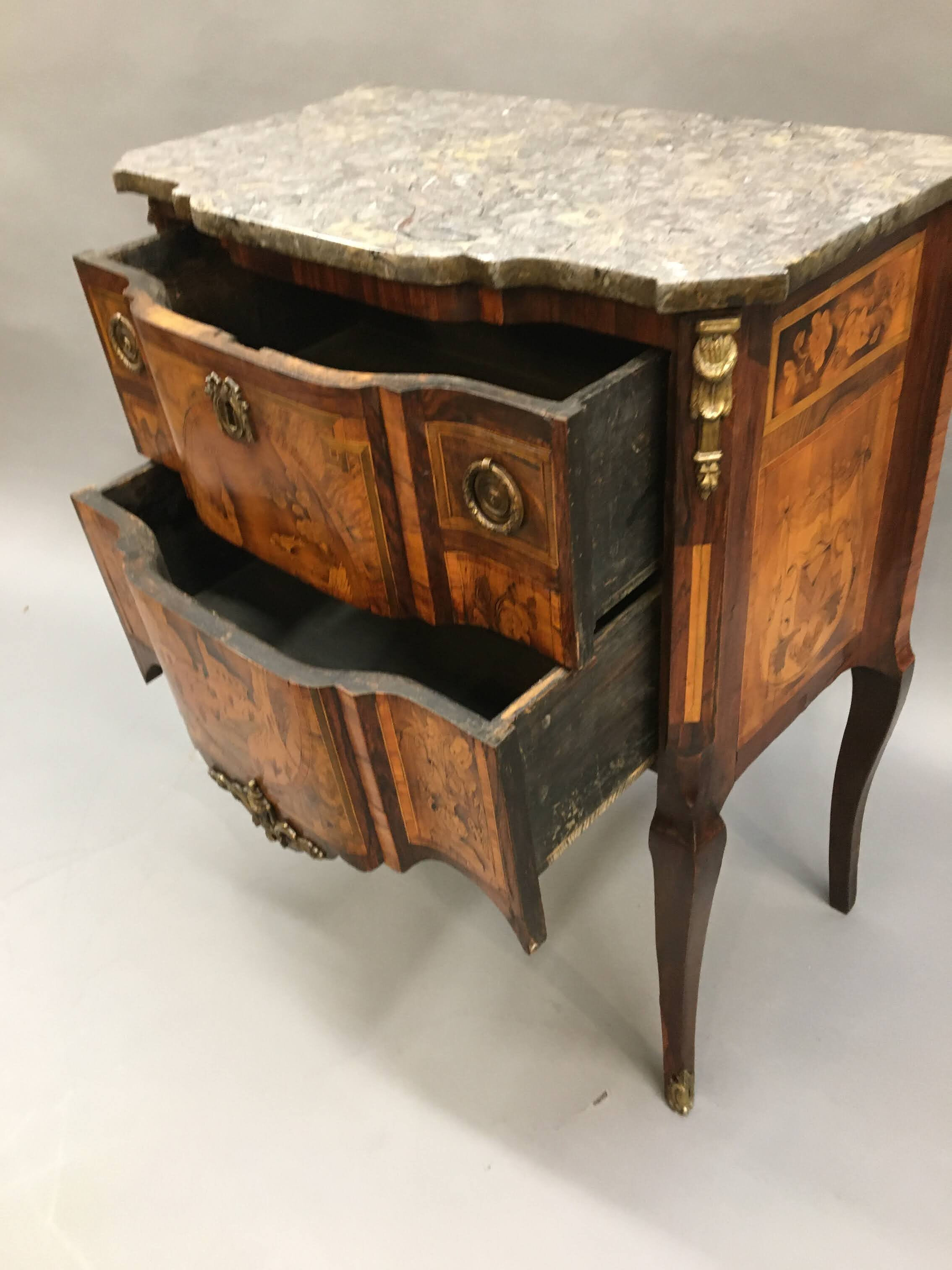 French Small Chest Of Drawers