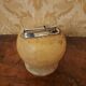 "Silver Match" table lighter in genuine alabaster - Design France 1960