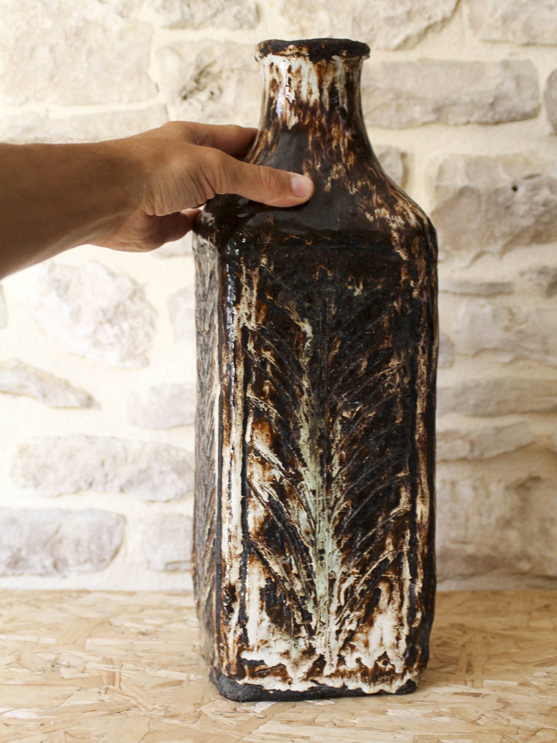 Vase en céramique émaillé Boris Kassianoff