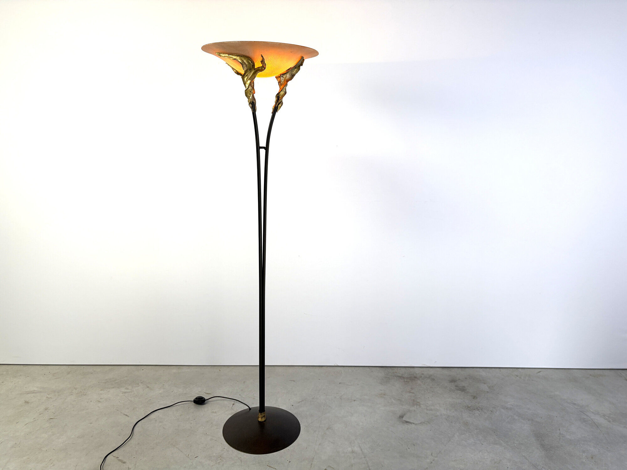 Art deco style floor lamp by Ligne D, 1980s