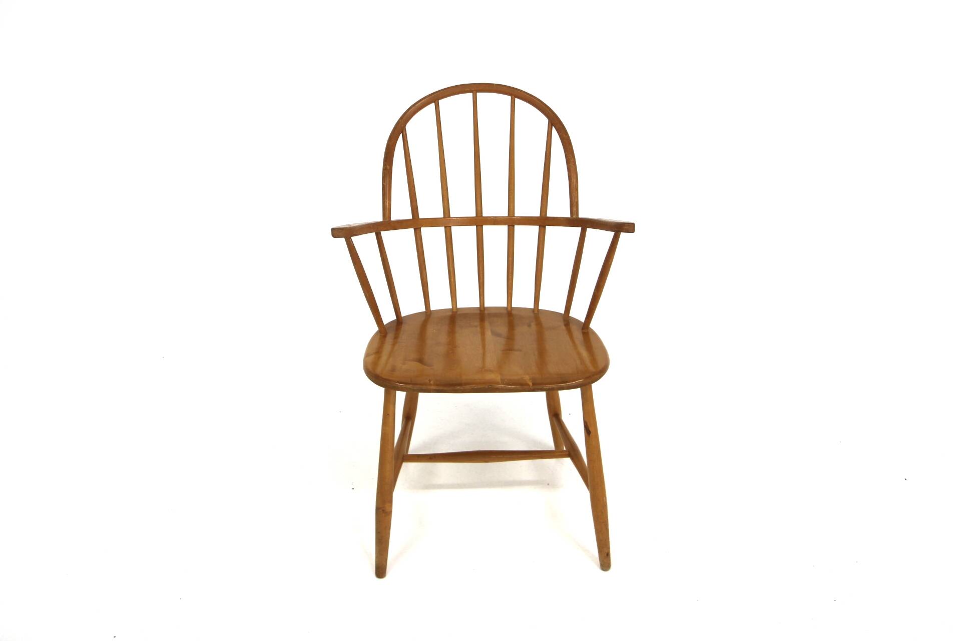 Scandinavian "Pinnstol" armchair in beech, Sweden, 1960